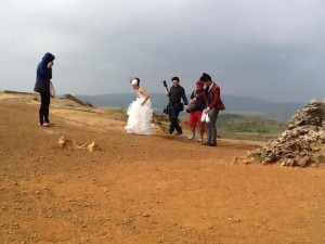 Couple is from Hong Kong and came to Taiwan before they get married just to take photos